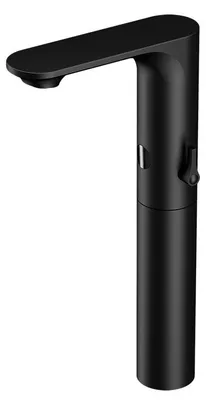 Produktbild von Sanela Standwaschtischarmatur mit ALS-Elektronik, schwarz, 24 V DC SLU 60 V
