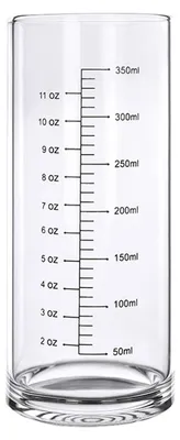 Messbecher aus Borosilikatglas, 350 ml, mit Skala, hitzebeständig