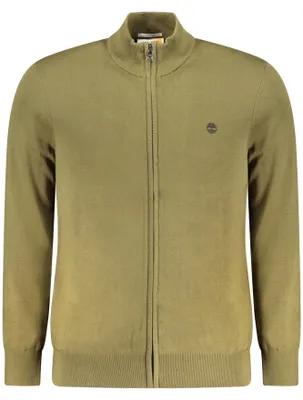 Image de Timberland cardigan pour homme en coton vert