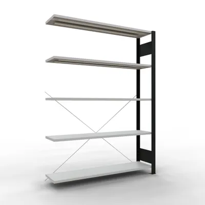 Produktbild von Büroregal Stecksystem Anbauregal - 1800x1300x300 mm, Typ 85 kg