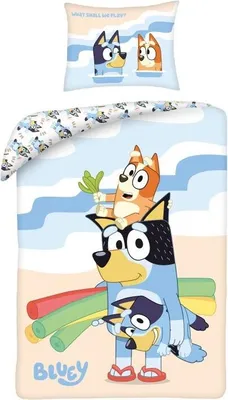 Produktbild von Bluey en Bingo Bettbezug Beach 140 x 200 cm - Baumwolle