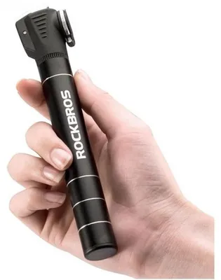Produktbild von Rockbros JG1040BBK Mini Fahrradpumpe stark und leicht