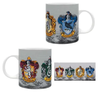 Produktbild von HARRY POTTER - Mug - 320 ml - The 4 Houses - subli - With box
