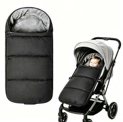 Produktbild von Warmer Fußsack für Kinderwagen und Buggy, 90 x 48 cm