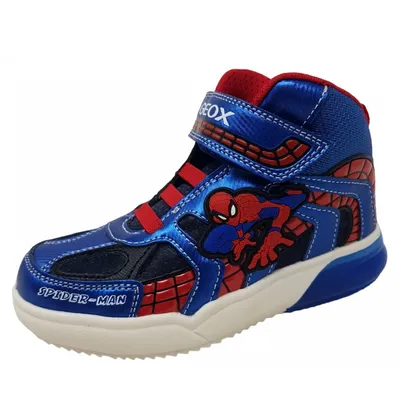 Image de Geox Spiderman Blinker Sneaker high Blau