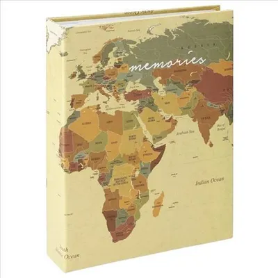 Produktbild von Hama Album memo WORLD MAP 10x15/200, beschreibende Etiketten
