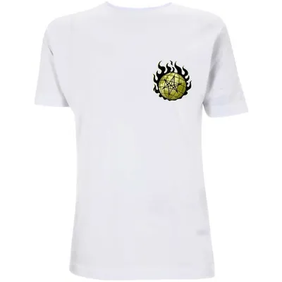 Obrázok produktu pre Bring Me The Horizon Globe (Back Print) White M Tričko