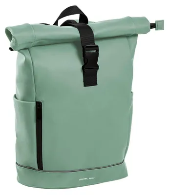 Produktbild von Daniel Ray Rolltop-Rucksack Laptoprucksack Highlands mit gepolstertem Rücken - PolyurethanRollrucksack Fahrradrucksack mit Laptopfach in Old Green