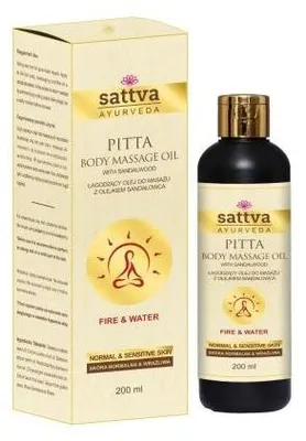 OLEJ DO MASAŻU ŁAGODZĄCY Z OLEJKIEM SANDAŁOWCA 200 ml - SATTVA (AYURVEDA)