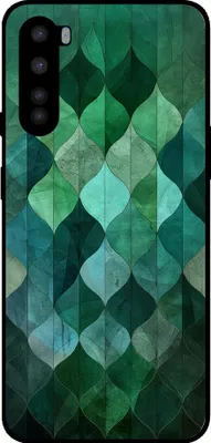 Obrázek produktu pro Smartphonica Pouzdro na telefon vhodné pro OnePlus Nord s potiskem zelených listů - TPU zadní kryt pouzdra s potiskem zelených listů - Green