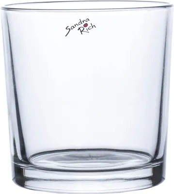 Image de Vase en verre Photophore Vase de table de Sandra Rich série CYLI clair 11cm