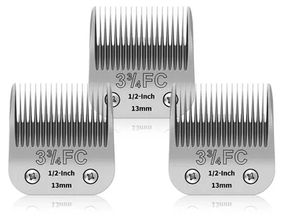 3 Keramik-Scherköpfe 3-3/4FC für Hundepflege, 13 mm