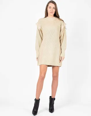 Zdjęcie produktu dla Silvian Heach Dress - PGA22120VE - Beżowy- Rozmiar: M(EU)