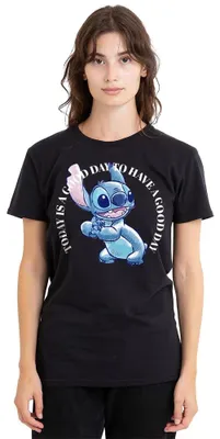 Productafbeelding van Lilo & Stitch, T-shirt voor dames, zwart, maat XXL