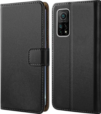 Produktbild von Handy Tasche für Xiaomi Mi 10T / Mi 10T Pro Schutzhülle Bookstyle Etui Klapphülle Wallet Flip Cover Case Schwarz