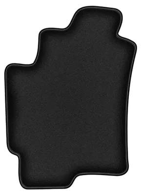 Productafbeelding van Velours bestuurdersmat voor Hyundai Elantra III 2000-2006 (sedan) – zwart, op maat – Wielganizator DURBAN