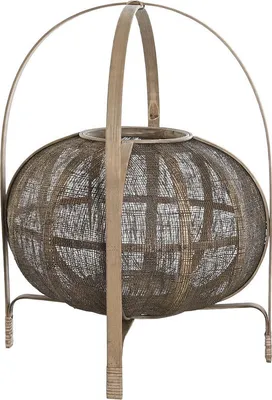 Produktbild von Kerzenschale DKD Home Decor Braun natürlich Bambus 35 x 35 x 47 cm