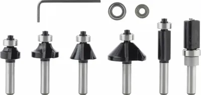 Imagen del producto de Bosch 2607017469 Bosch Fräser-Set Trim&Edging 6tlg.