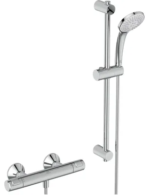 Produktbild von Ideal Standard Brausekombination mit Brausethermostat Ceratherm T25 Aufputz A7203AA Chrom