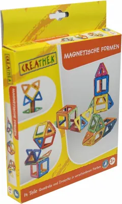 Image de Creathek Formes magnétiques, 14 pièces