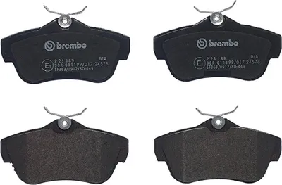 Produktbild von BREMBO Bremsbeläge Satz Hinten für FIAT Scudo (270, 272) P 23 189