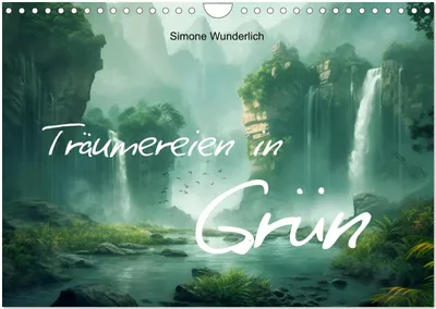 Produktbild von Träumereien in Grün (Wandkalender 2026 DIN A4 quer), CALVENDO Monatskalender