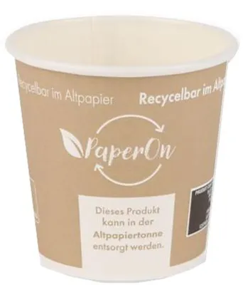 Produktbild von NATURE Star Hartpapier-Kaffeebecher "PaperOn" 0,25 l