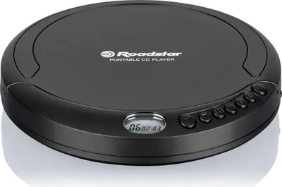 Produktbild von Roadstar PCD-435NCD/BK Discman CD-Spieler, CDA, CD-R, CD-RW, Tragbar mit Kopfhörer, LCD-Display Schwarz