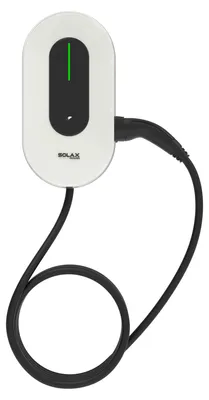 Obrázok produktu pre X Solax Power inteligentná nabíjačka pre elektromobily G2, 11 kW, kábel 6,5 m s konektorom typu 2, Wi-Fi, Ethernet, RFID, OCPP, 1 kus.