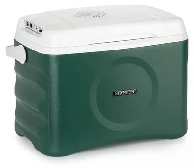 Produktbild von Klarstein BeerBelly 21 Kühlbox Elektrisch - 21 L, 3 Anschlüsse: 230V, 12V Anschluss für Zigarettenanzünder&USB, auto Kühlbox, Kühl- und Warmhaltefunktion, Auto, LKW, Camping, Steckdose, grün