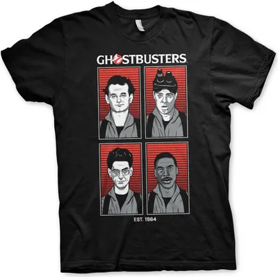Produktbild von Ghostbusters Original Team T-Shirt - XX-large - Black