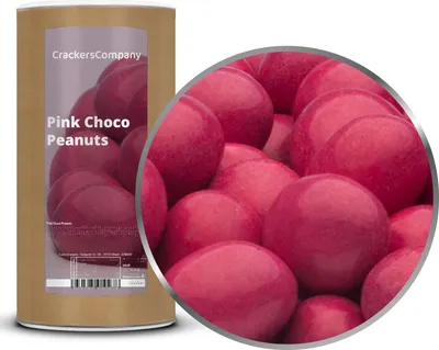 Produktbild von PINK CHOCO PEANUTS Membrandose groß 950g