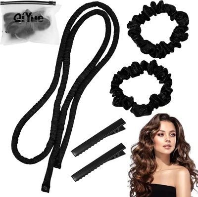 Produktbild von Lockenband ohne Hitze, wiederverwendbar, für langes und kurzes Haar, schwarz, für die Haarpflege