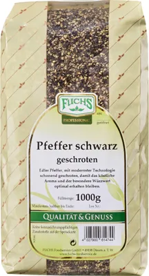 Obrázok produktu pre Fuchs Profesionálne čierne mleté korenie s dávkovanou pálivosťou 1000g