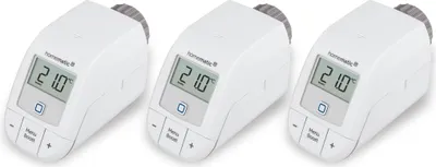 Immagine prodotto di HOMEMATIC IP Smart Home 153412A0, Termostato per radiatori Basic, 3 pezzi