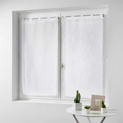 Produktbild von Küchengardine HALTONA, kurz, 60 x 160 cm, weiß, 2 Stück