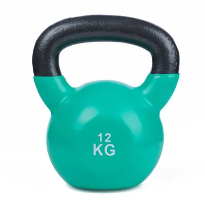 Produktbild von Sport-Thieme Kettlebell "Vinyl", 12 kg, Grün