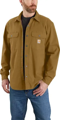 Produktbild von Carhartt Herren Hemdjacke Canvas Fleece-Lined Shirt Jac | 105419, Farbe:oak brown, Größe:XXL