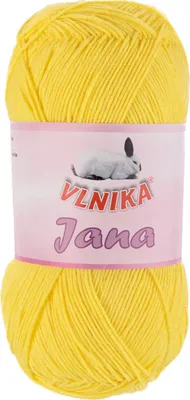 Produktbild von 100g Strickgarn Jana Häkelgarn Strickwolle Häkelwolle Baby-Wolle, Farbauswahl, Farbe:hellgelb