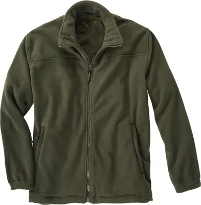 Produktbild von Hubertus Fleecejacke oliv Übergröße