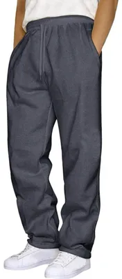 Productafbeelding van Casual Lange Broek voor Heren met Rekbare Taille