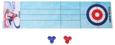 Zdjęcie produktu dla Gra w curling stołowy, zabawa, kompaktowa plansza, przenośna minigra, zabawka dla dorosłych, dzieci, rodzin, wycieczek szkolnych