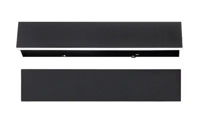 Produktbild von LED Gartenleuchte 60cm 4000K Neutralweiß 900lm 19W IP65 Außenwandleuchte Schwarz