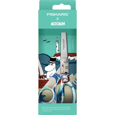 Zdjęcie produktu dla Fiskars Moominpappa, Dorosły, Proste cięcie, Pojedyńczy, Wielobarwny, Stal nierdzewna, Uniwersalne
