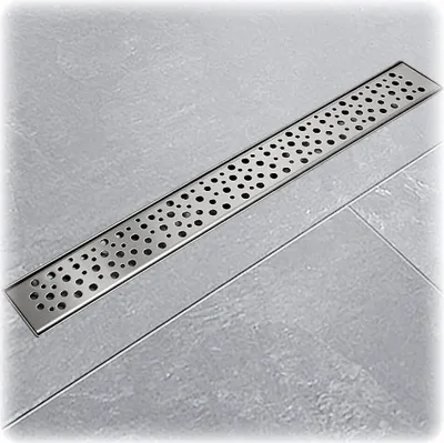Produktbild von Bituxx Edelstahl Duschablauf Tropfen 90cm x 7cm MS-14750