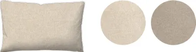 Produktbild von biberna Melange-Flanell Bettwäsche 0840500 MELANGE UNI color: natur, size: 1x 40x80 cm