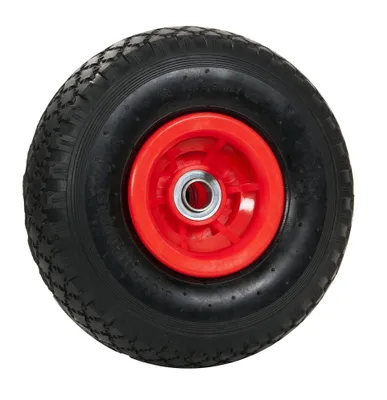 Zdjęcie produktu dla Koło zapasowe do samochodu ciężarowego odporne na przebicie 260x85 mm 3.00-4poliuretan Koło zapasowe do samochodu ciężarowego Opona koła