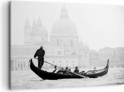 Produktbild von Bild auf Leinwand - Leinwandbild - Venedig Basilika - 100x70cm - Wand Bild - Wanddeko - Wandbilder - Leinwanddruck - Bilder - Kunstdruck - Wanddekoration - Leinwand bilder - Wandkunst - AA100x70-3563