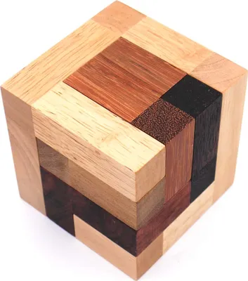 Produktbild von Gear - ein Klassiker, schönes Interlockingpuzzle aus Holz