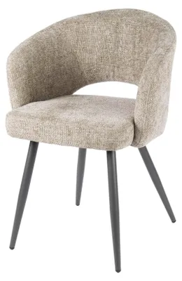 Imagen del producto de Silla de comedor FURNLUX, color crema y , 58 cm / Color principal: Beige / Dimensiones: 58 x 81 x 56 cm